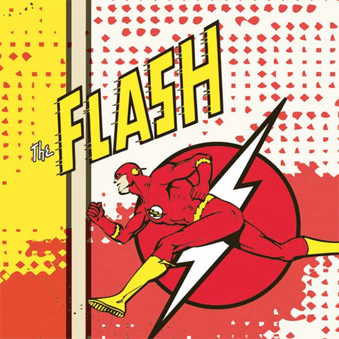 DC Comics The Flash Vintage Action Pose Pattern Nintendo 2DS XL (2017) Skin